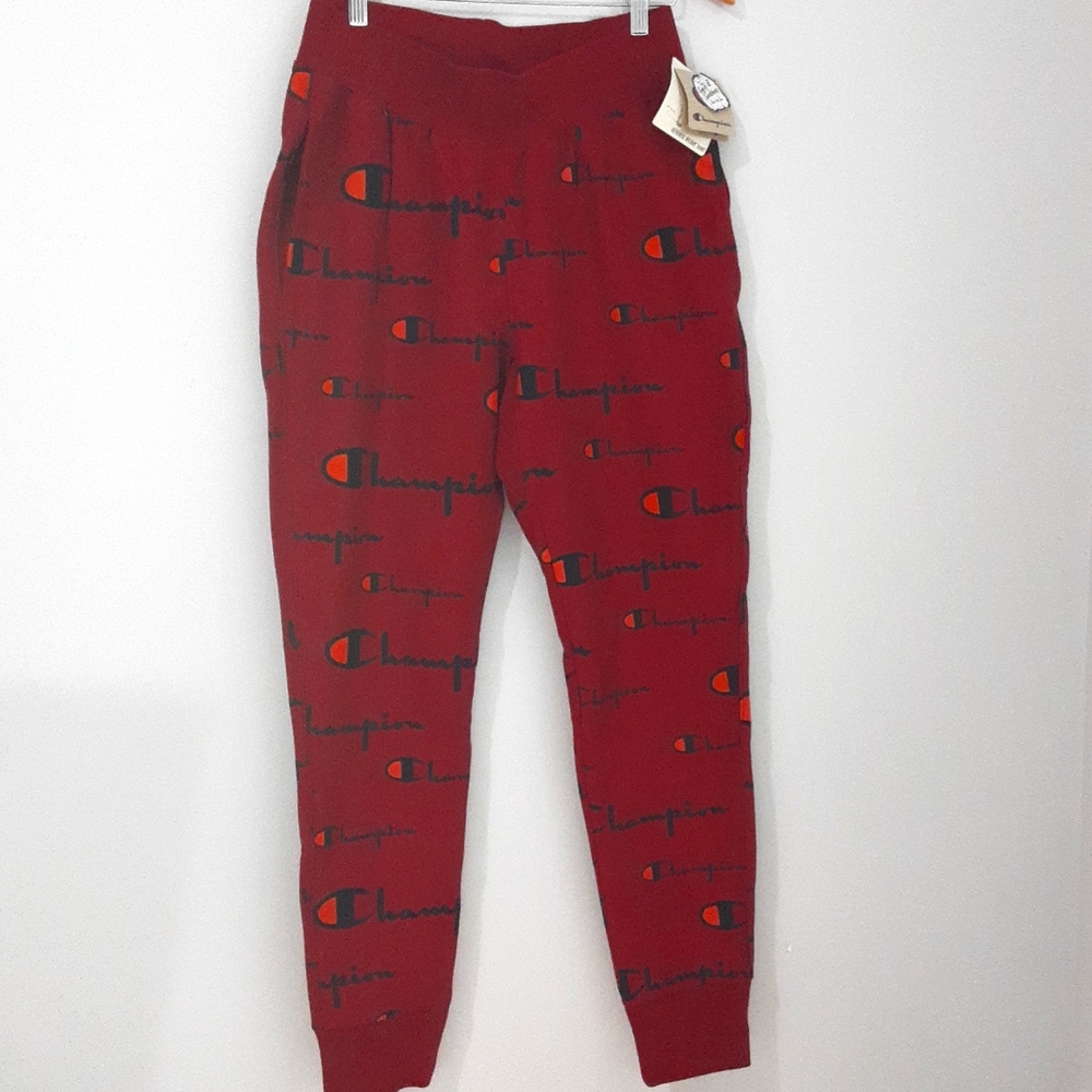 Champion Sweatpants Joggers Allover Print Reverse Weave 30x30